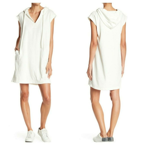 ATM Anthony Thomas Melillo Dresses & Skirts - ATM AnthonyThomasMelillo Cotton Terry Hooded Dress